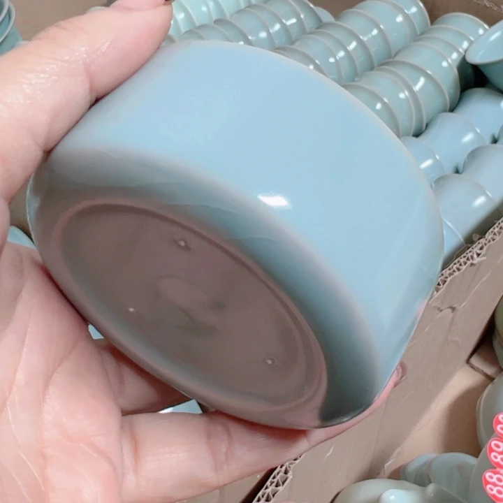 杯汝瓷原产地生产瑕品