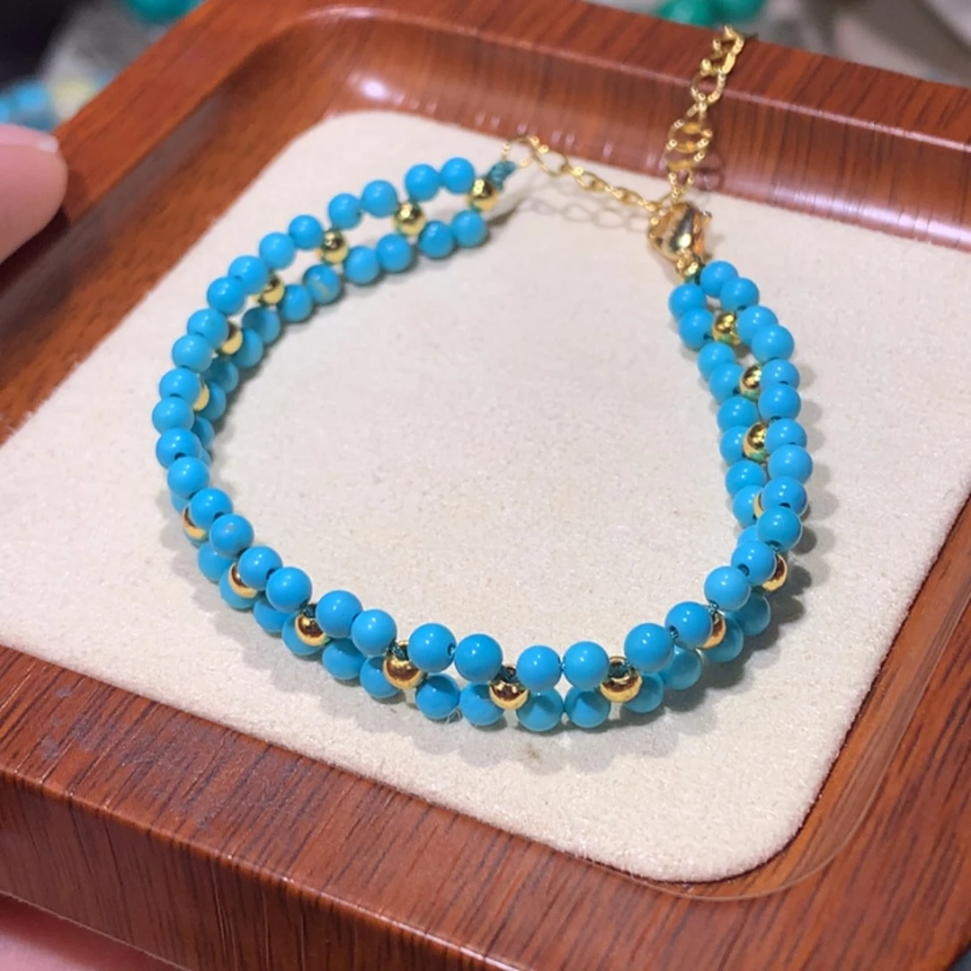 湖北十堰老矿料高瓷蓝手工艺品3+