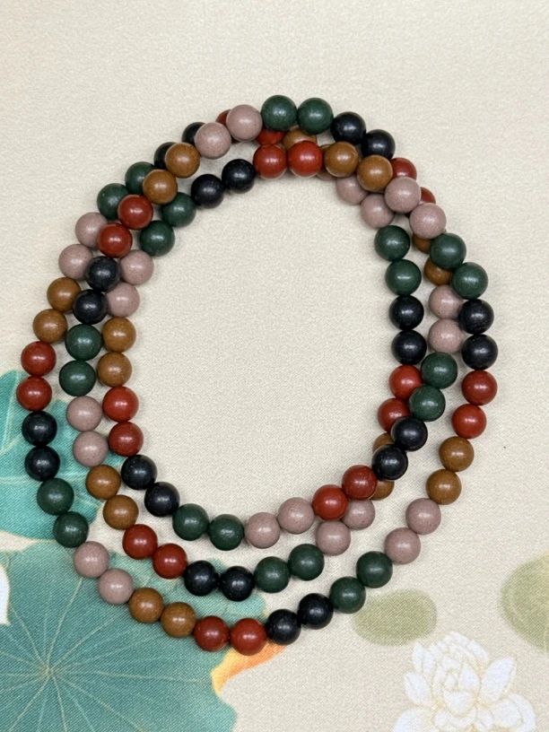 （直播间专享）五方真气香 8mm成品素圈手串