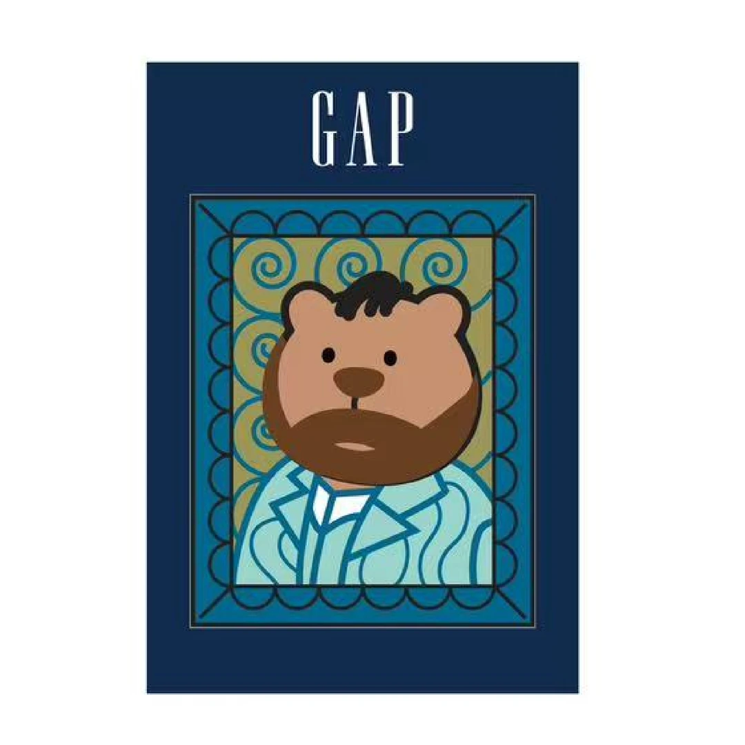 GAP世界名画Q版冰箱贴