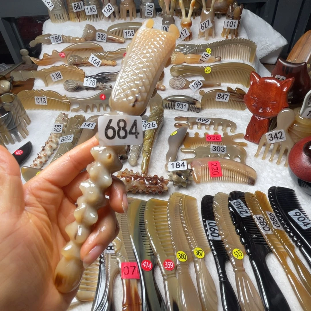 果***酱牛角梳牛角福利款