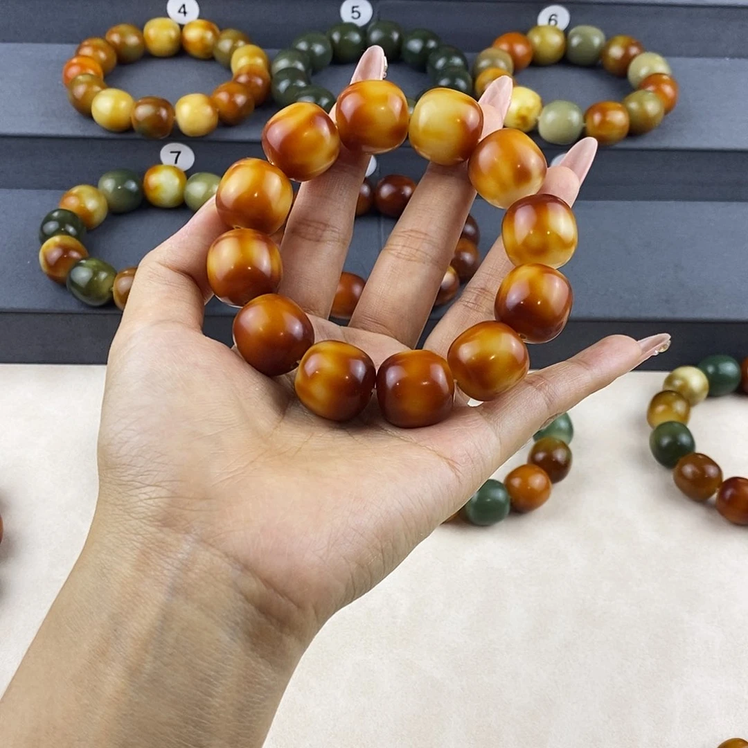 菩提根/象牙果手串全品无暇卡19