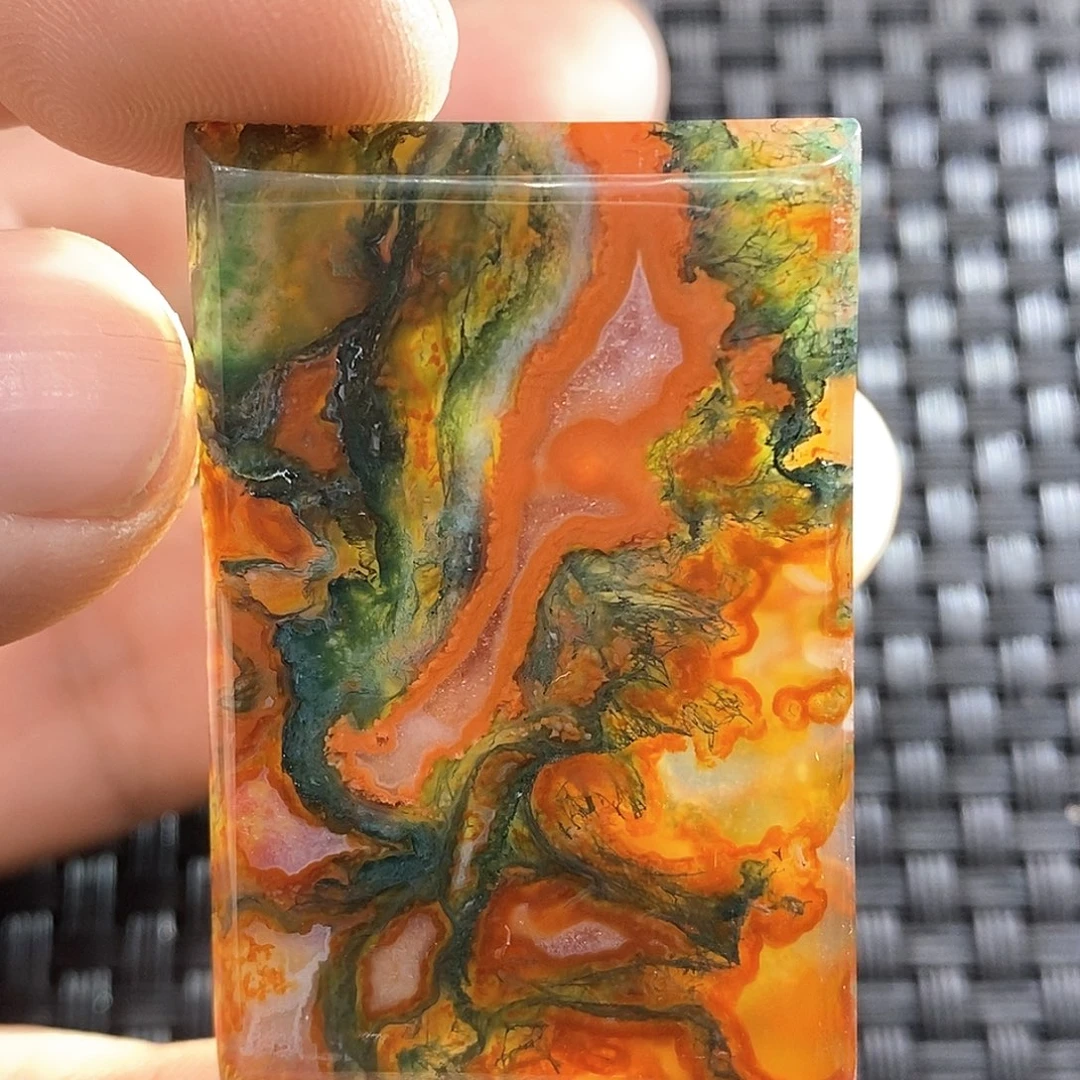 玛瑙/玉髓颈饰未镶嵌后*