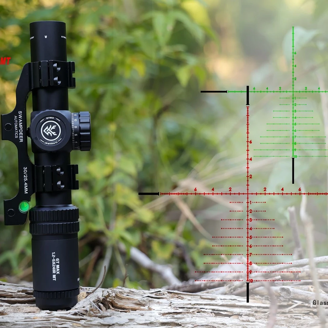 沼泽鹿GTMAX 1.2-6*24IRMT速瞄单筒望远镜高清薄壁玻璃板分化抗震