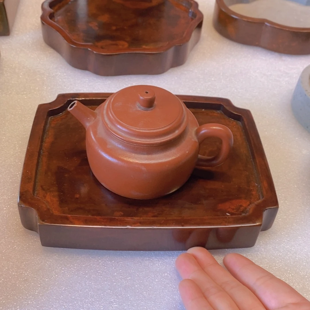 金砖大漆壶承一个