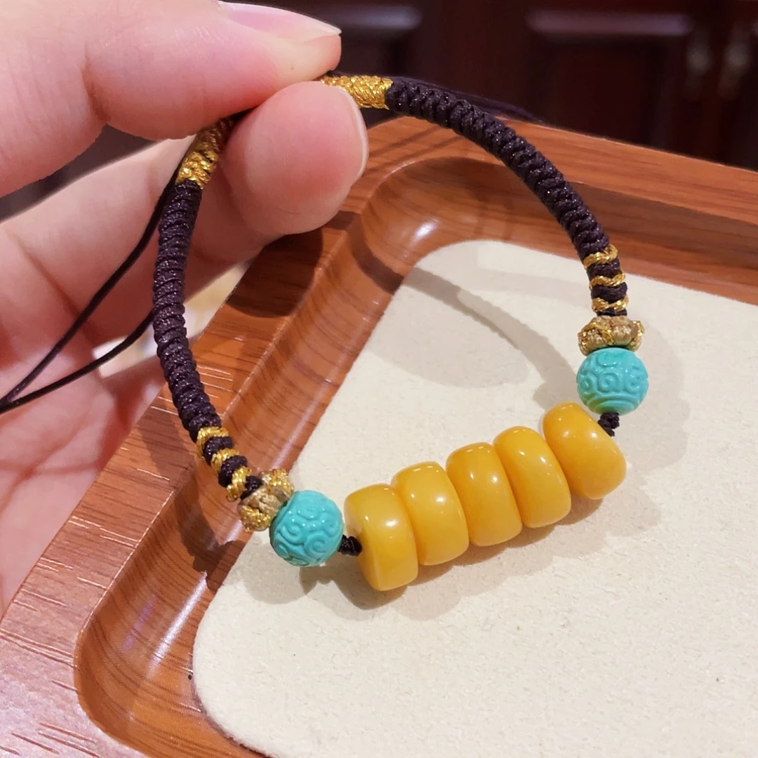 蜜蜡未镶嵌手链手串