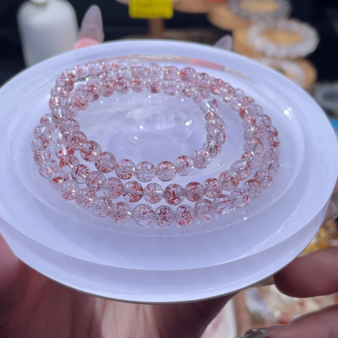 水晶手串未镶嵌金草莓