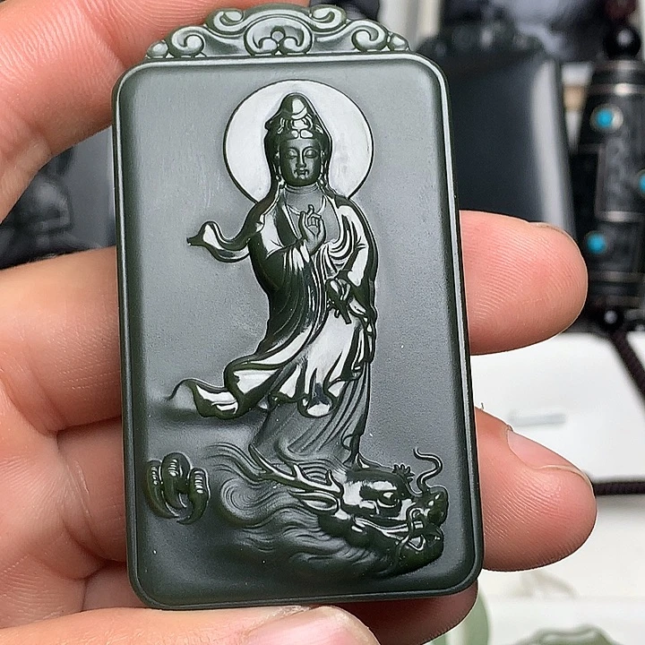 和田玉（青玉）未镶嵌颈饰
