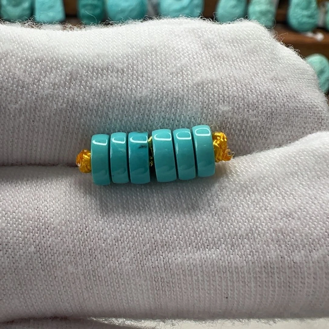 绿松石未镶嵌隔片5.8mm