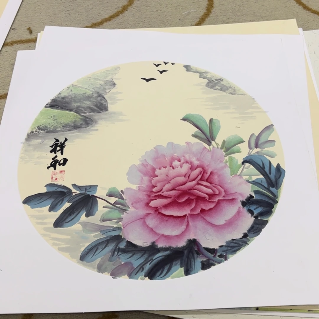 国画50-50卡纸作品童