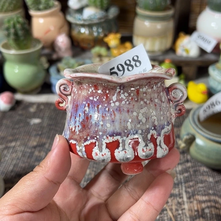 口5 手工花盆满30包邮