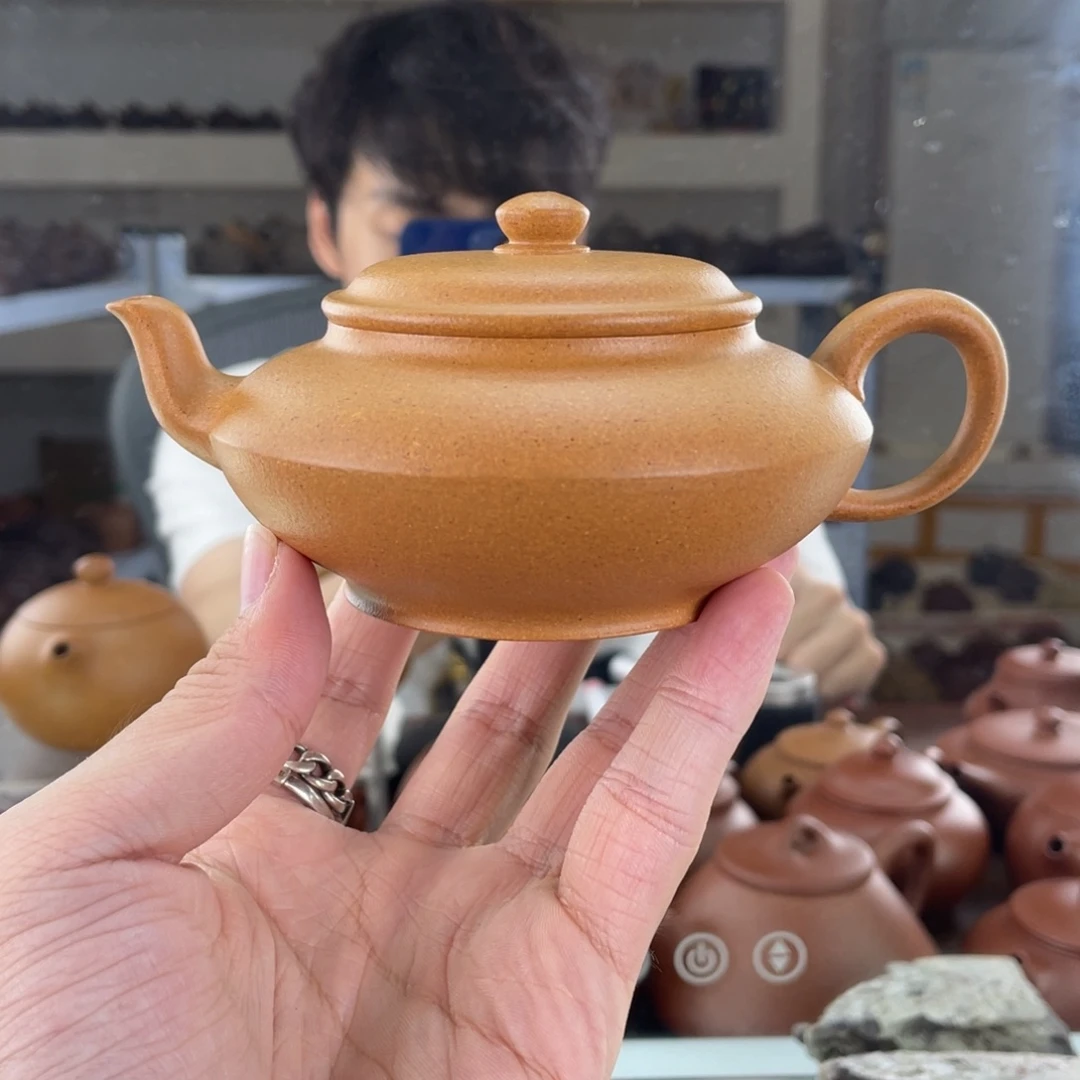 茶壶紫砂180cc黄金段茶壶