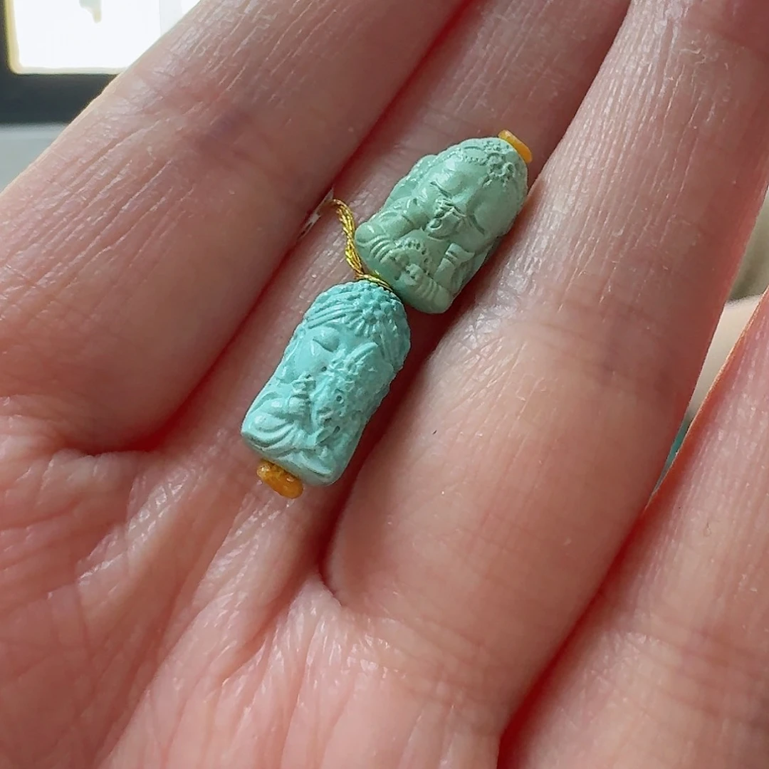 绿松石珠宝奇石未镶嵌