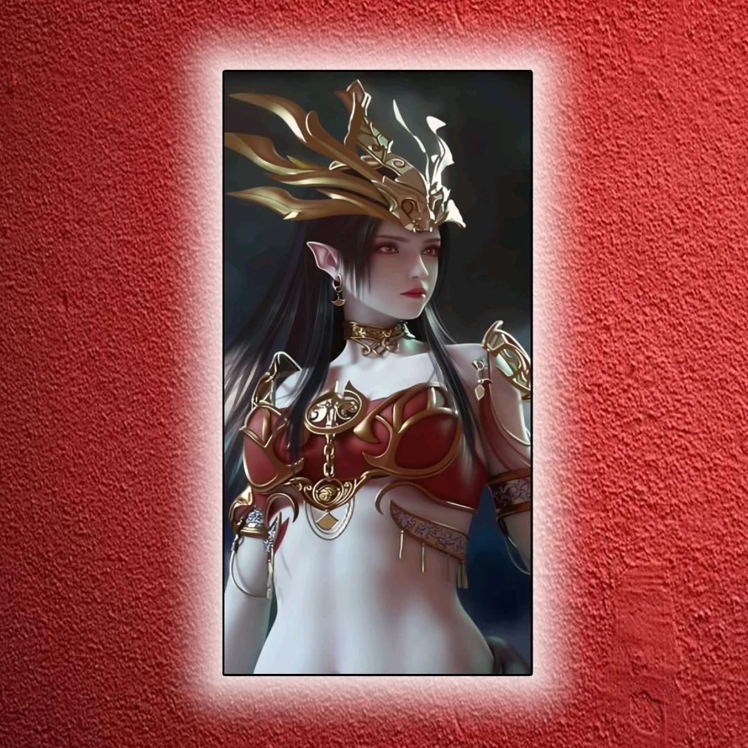 [D10]美杜莎装饰画墙贴卧室宿舍背景墙贴动漫高清墙面PVC30*60