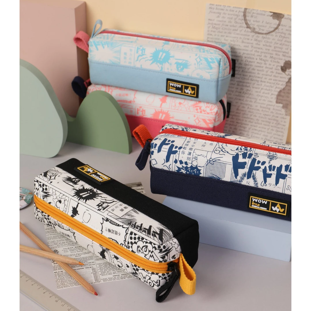 791 玩物文创WPC116 Z世代的二次元世界帆布笔袋