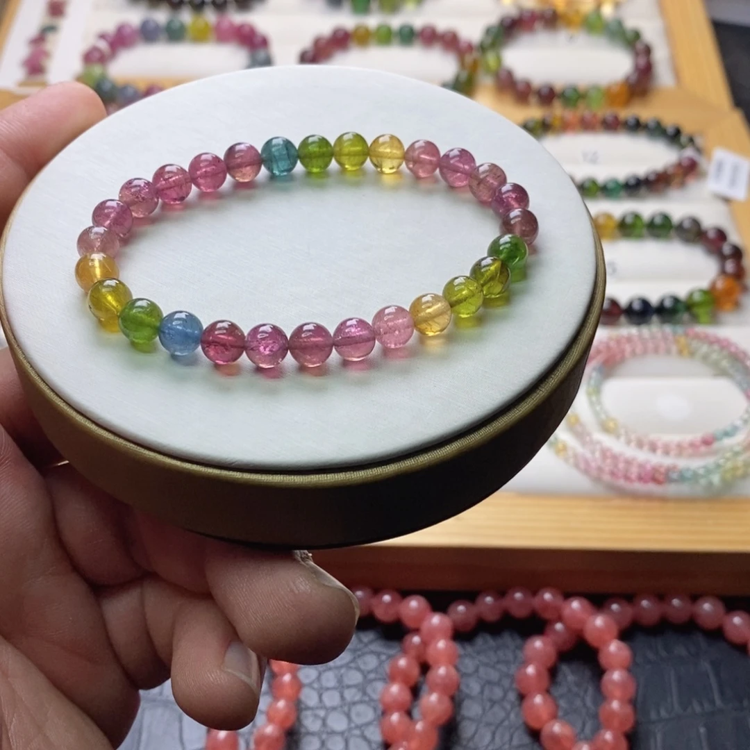 碧玺碧玺手链未镶嵌