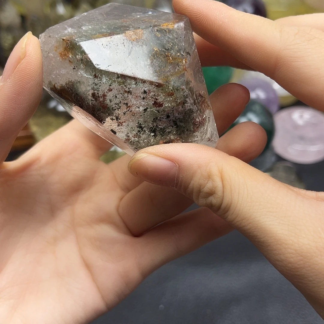 珠宝半成品紫晶未镶嵌161水晶石