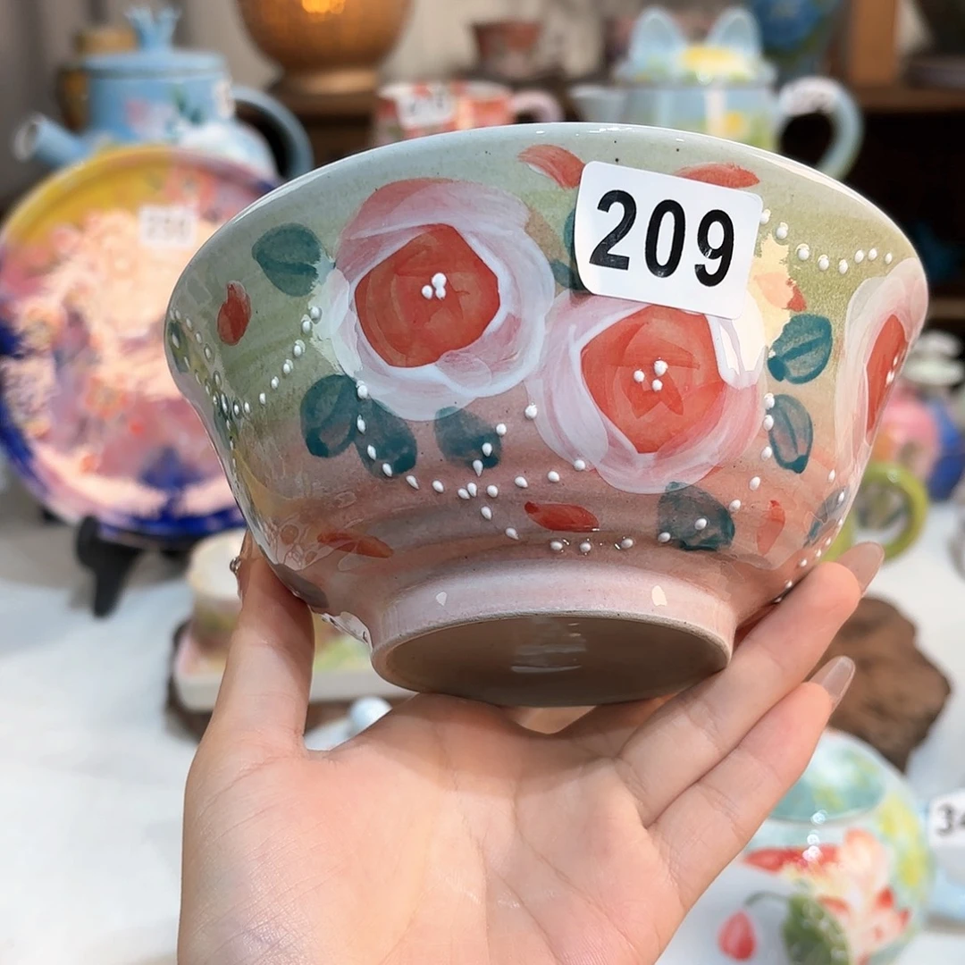 景德镇手绘高温釉下彩陶瓷茶具