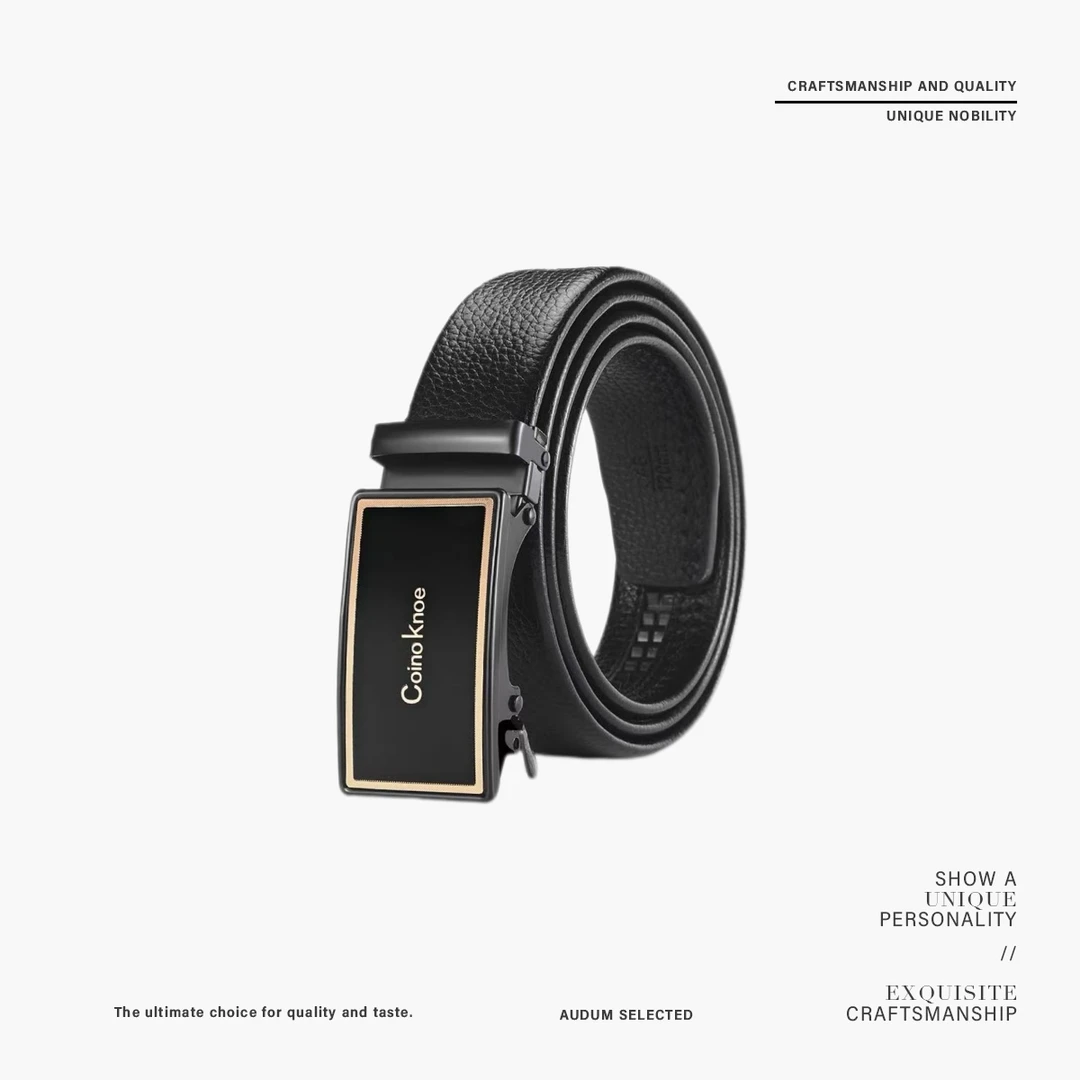 CoinoKnoe男士外穿皮带高端腰带商务时尚年轻裤腰带Y-01YH