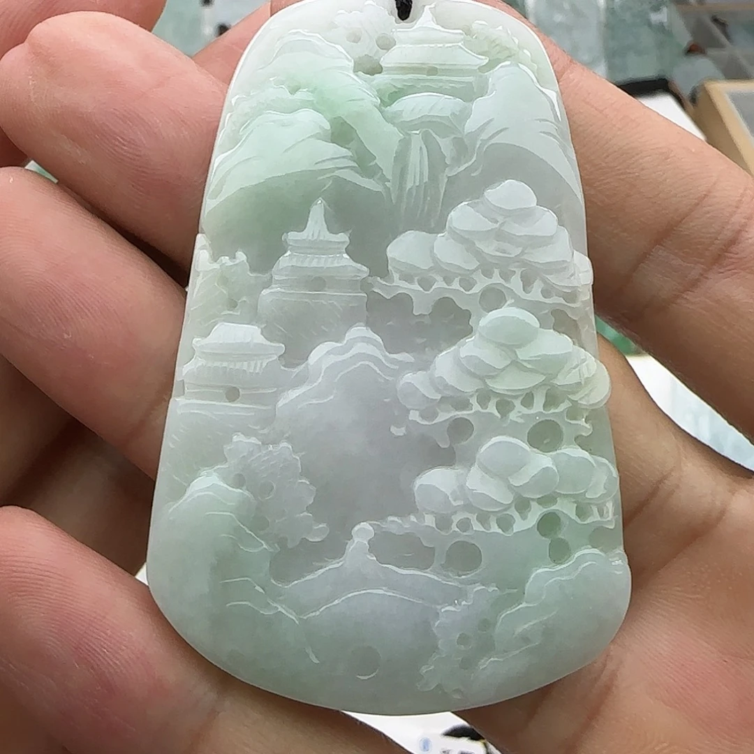 颈饰未镶嵌翡翠翡翠