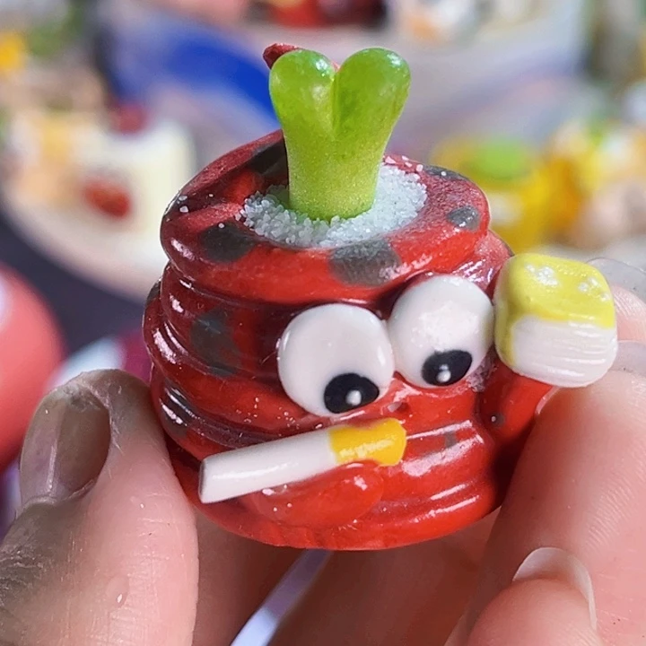 023手工盆眼睛连盆带土包邮