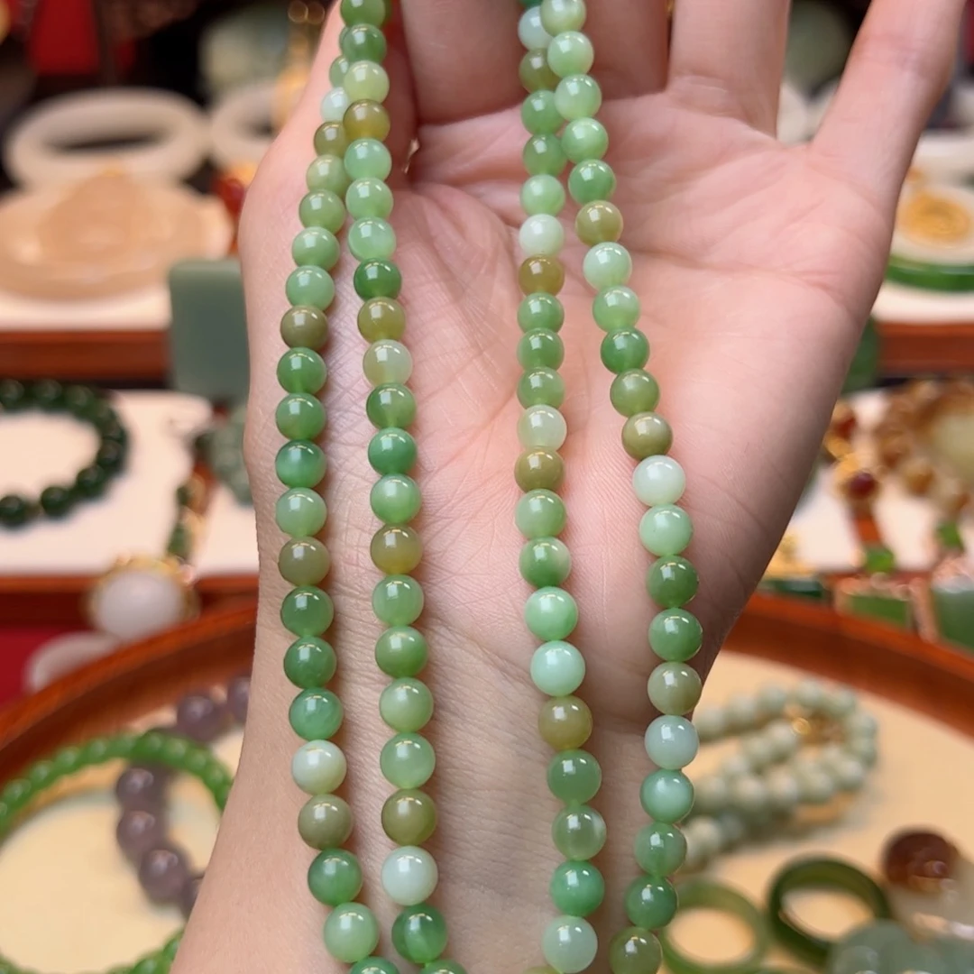 和田玉手串未镶嵌