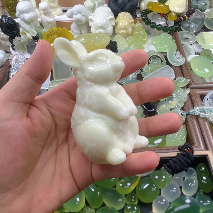 岫玉未镶嵌吊坠(不含链)乐*林