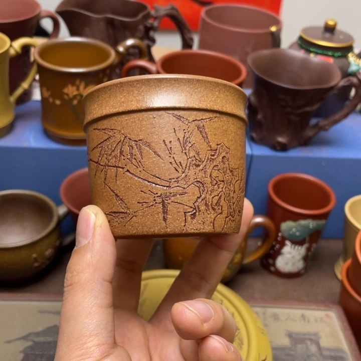 紫砂茶杯紫砂主人杯