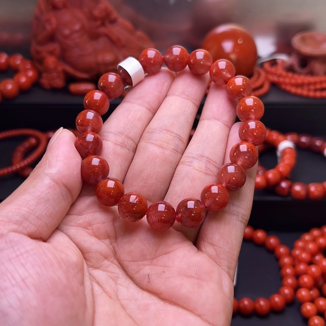 岁****南红玛瑙未镶嵌南红手串