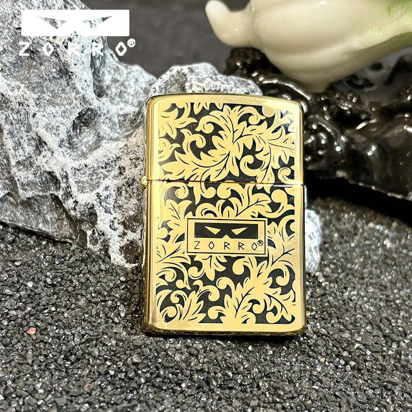 ZORRO【树脂大唐草】佐罗二代精雕防风煤油打火机高档送男士礼品