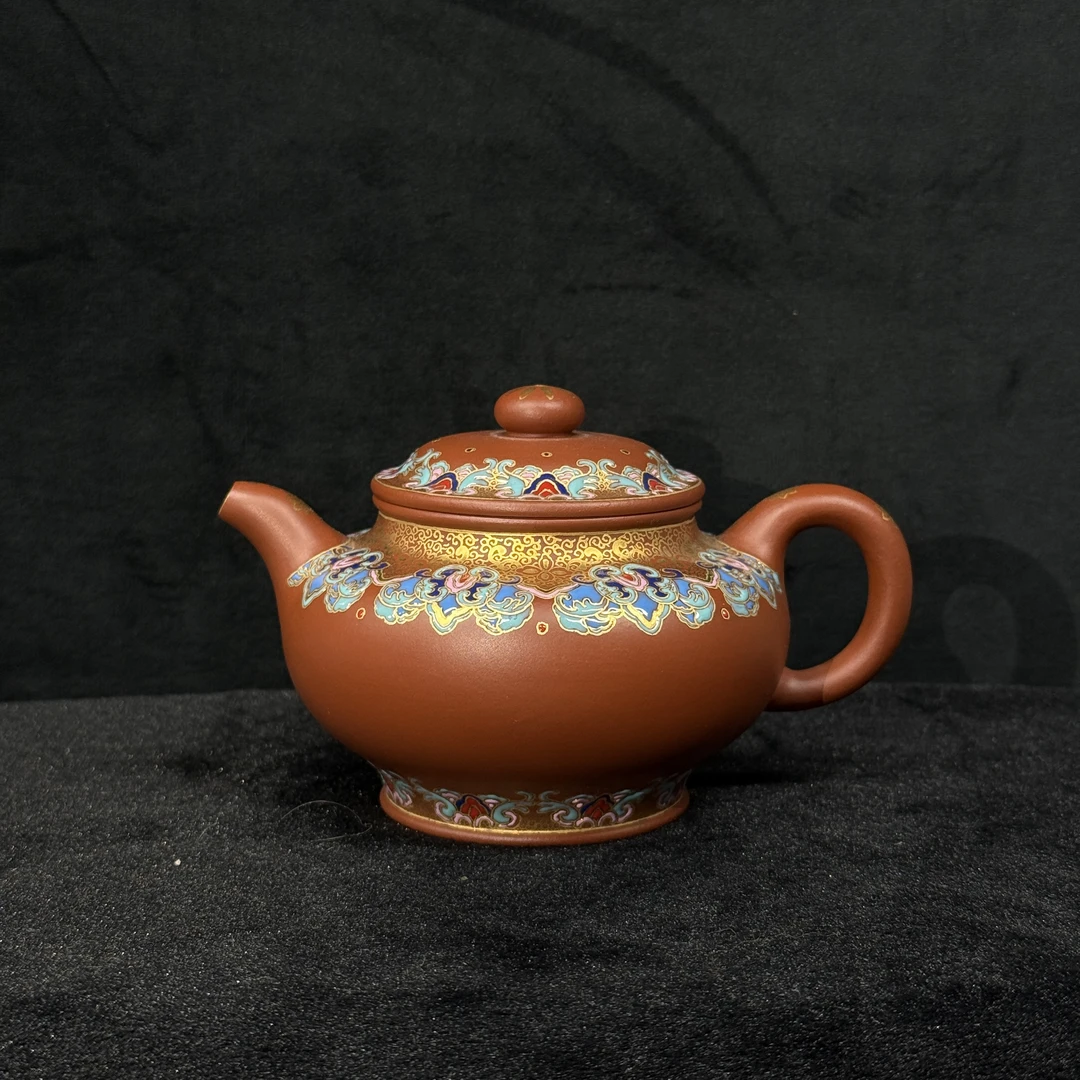 37/XGX024/许冠新/紫砂壶锦绣掇只/大红袍