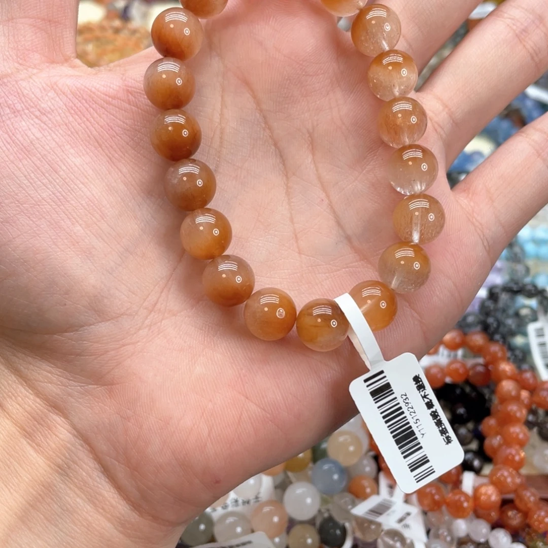 面****未镶嵌手串水晶红兔毛10