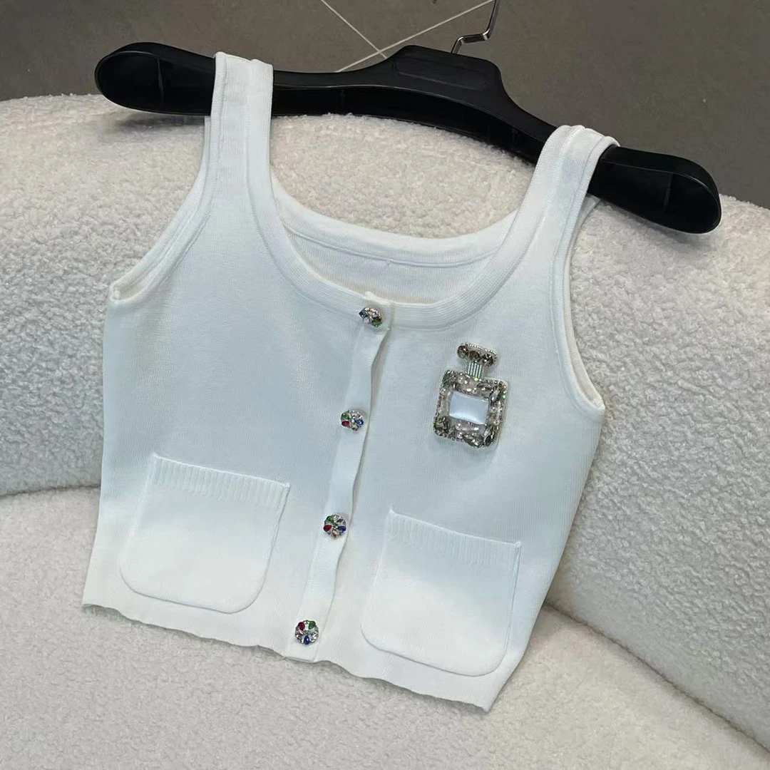 气质时尚休闲百搭修身小香风针织上衣MZ-2