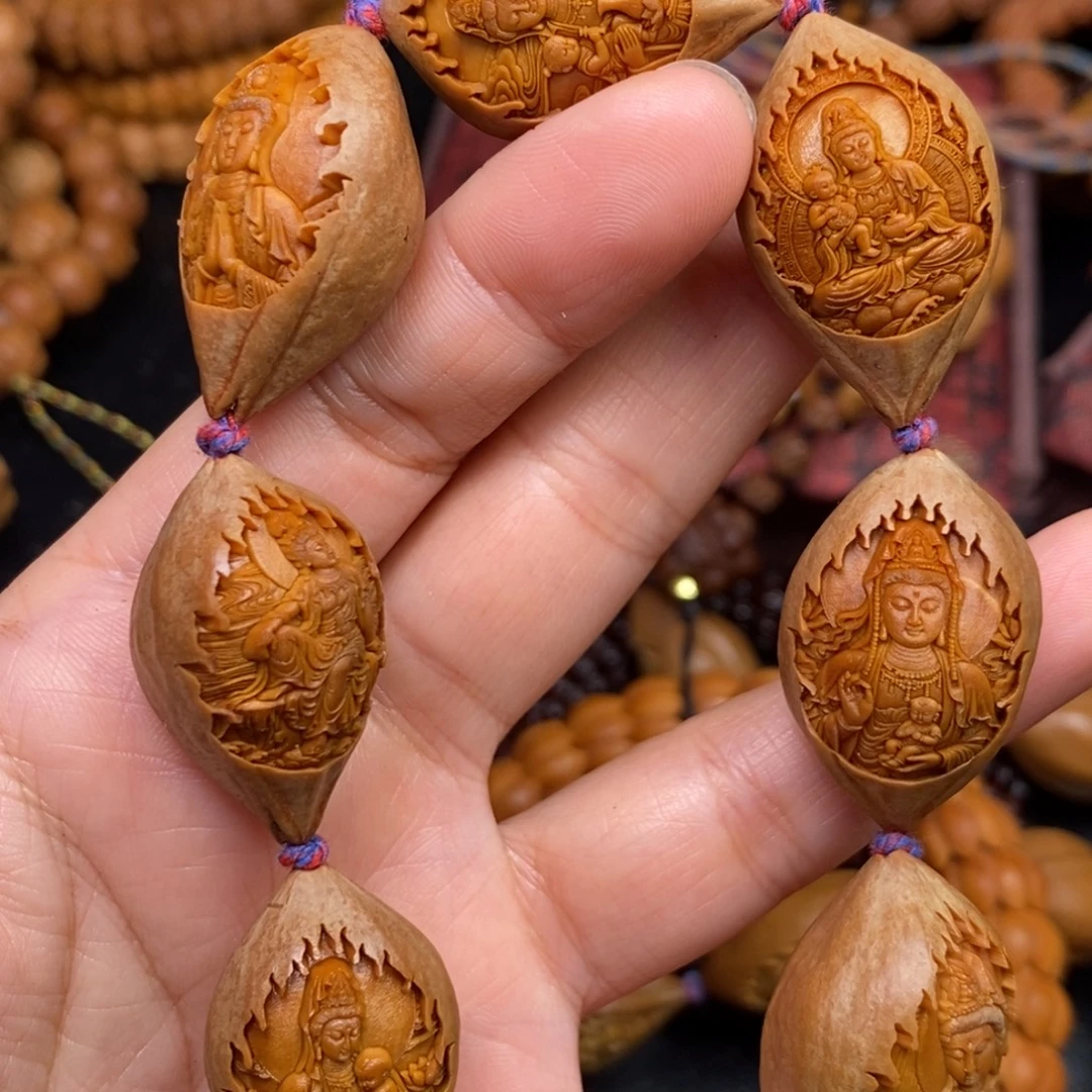 橄榄核吊坠橄榄核雕刻手串