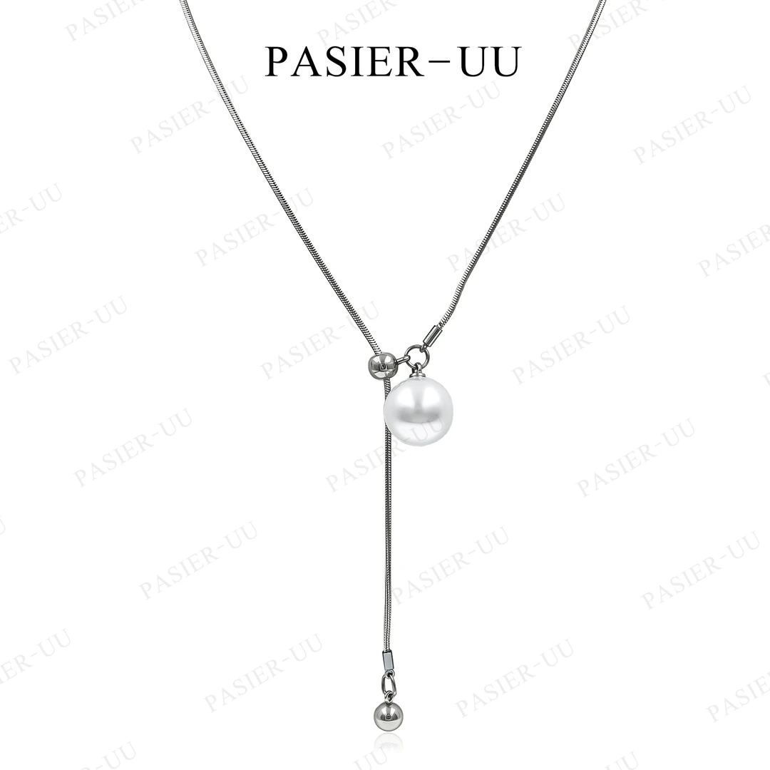 合金亚克力项链 铂思亚 合金 亚克力珠珠 [星光] 项链BD1365