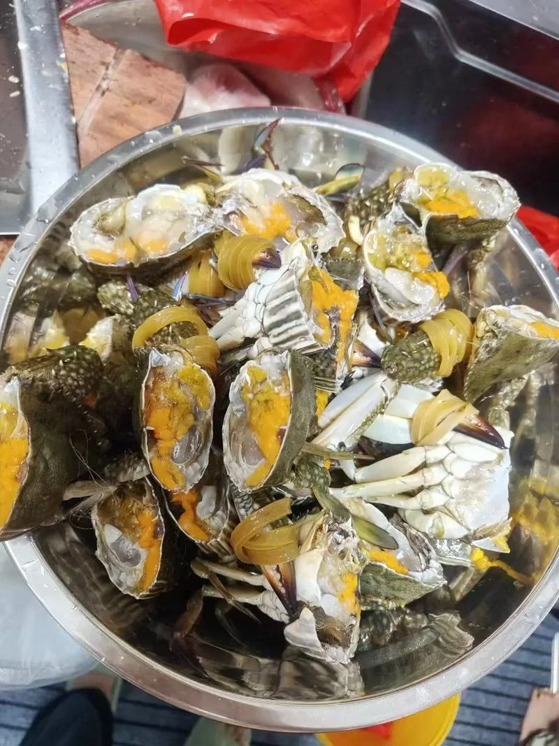 沙母蟹/青脚蟹--顺丰活活压冰发货  包鲜不包活