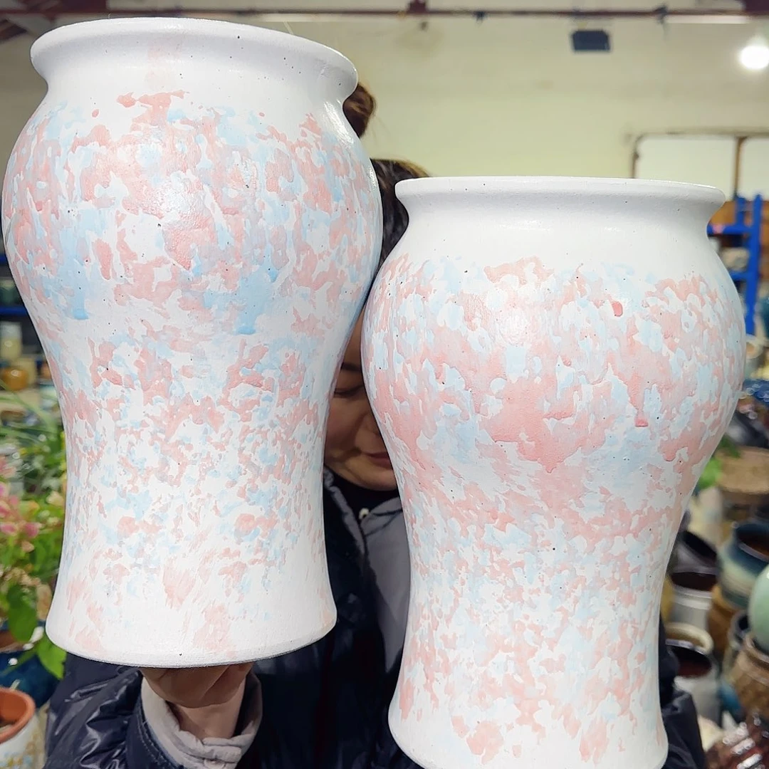 紫砂花盆高28口15