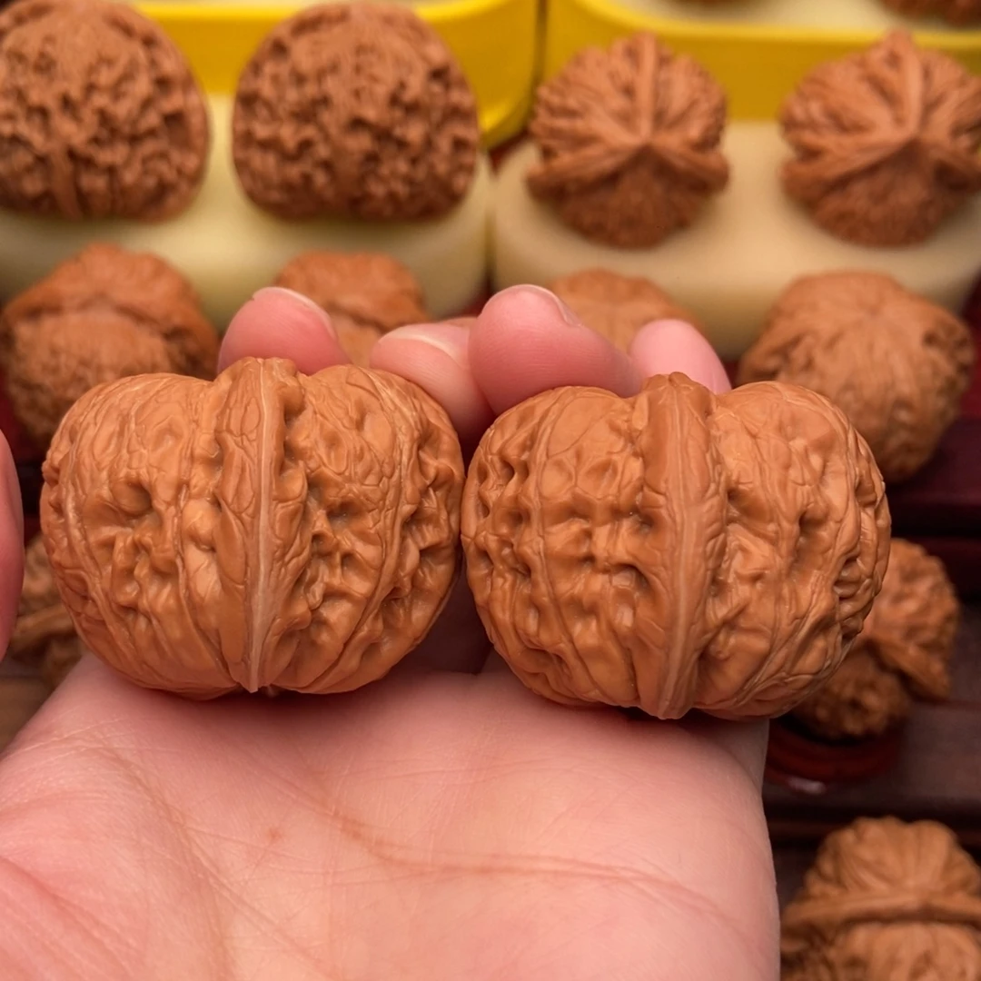 文玩核桃把件精品平谷粗筋元宝41