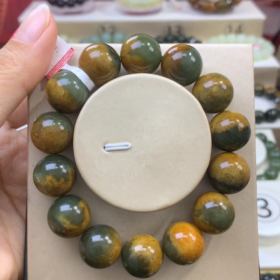 和田玉未镶嵌手链