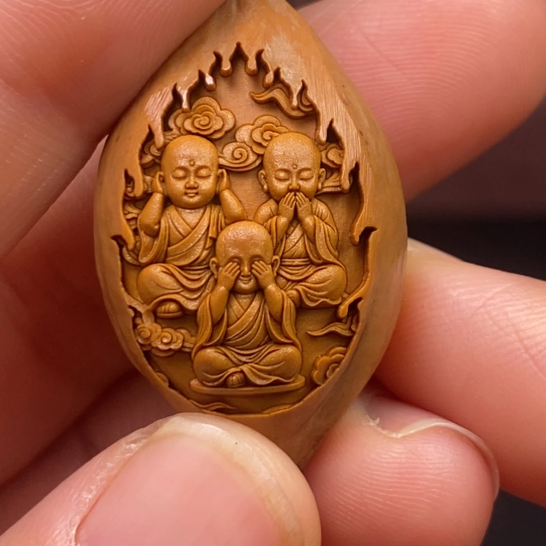 猴头核桃吊坠橄榄核桃