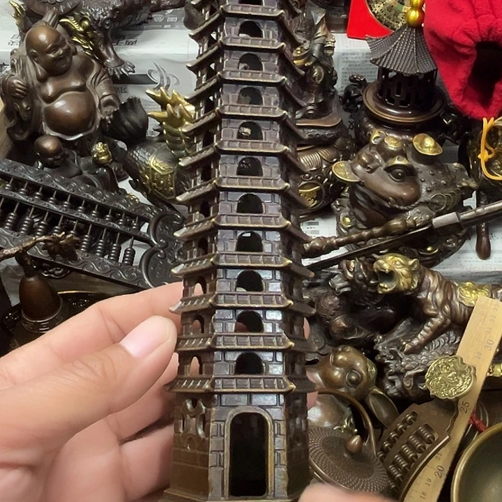 顺顺利利，铜器摆件