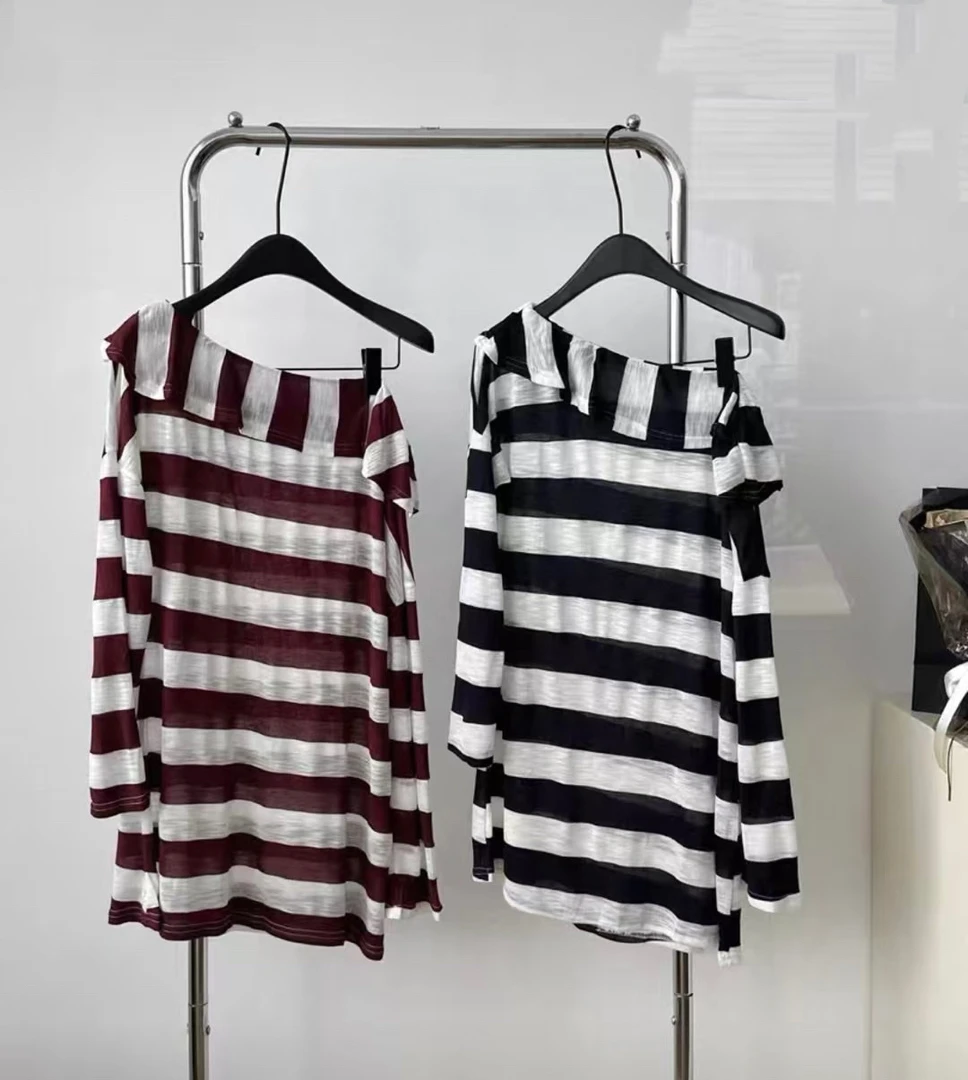 打底衫 撞上条纹