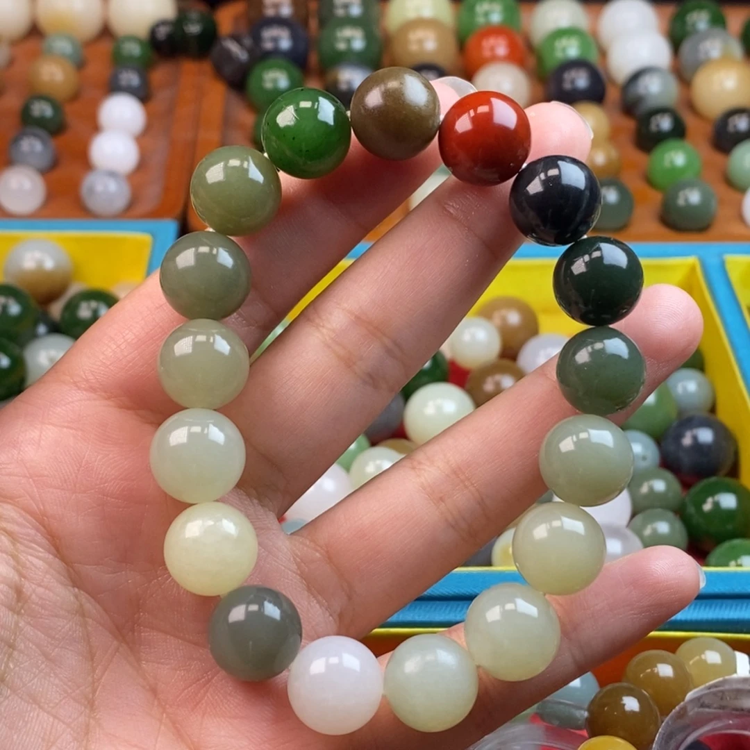 和田玉未镶嵌珠宝奇石福利多宝手串z12