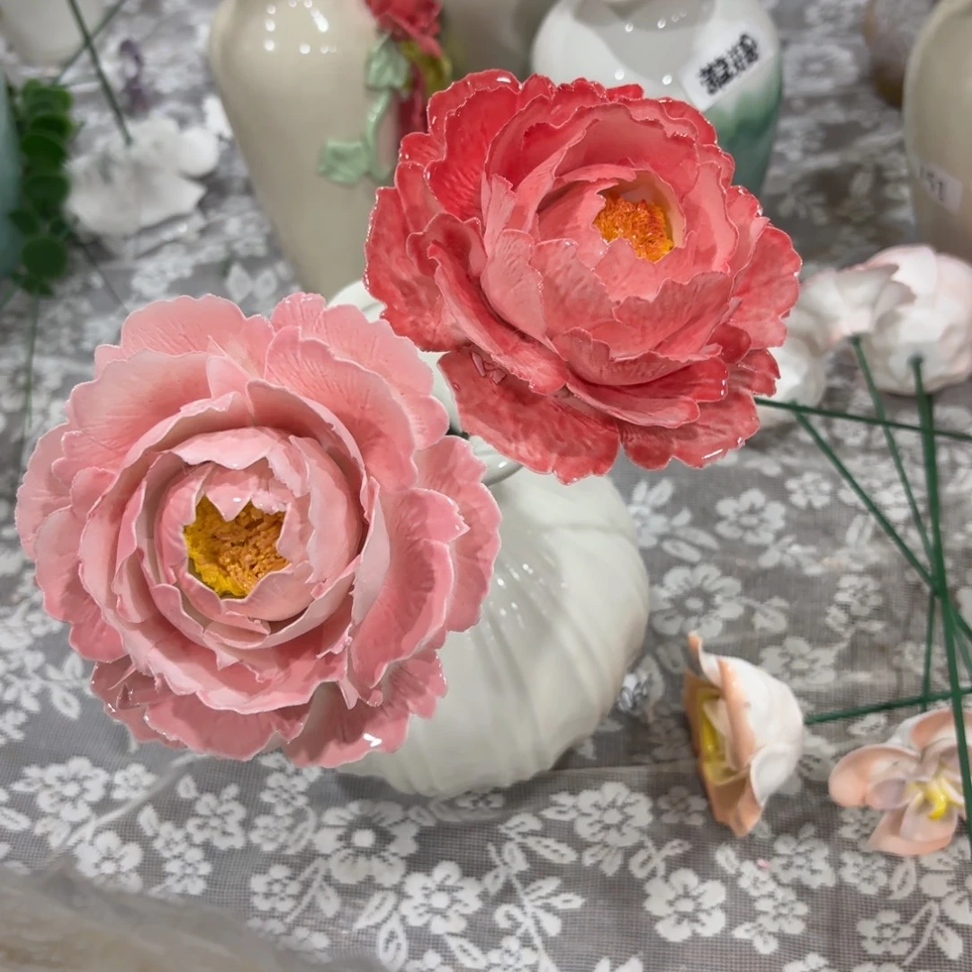 陶瓷花，拍满20发货，退款拉黑