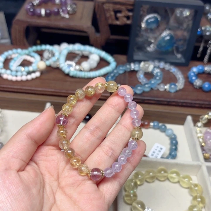 水晶手链未镶嵌金薇薇