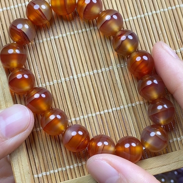 玉***瑙玛瑙/玉髓未镶嵌手链