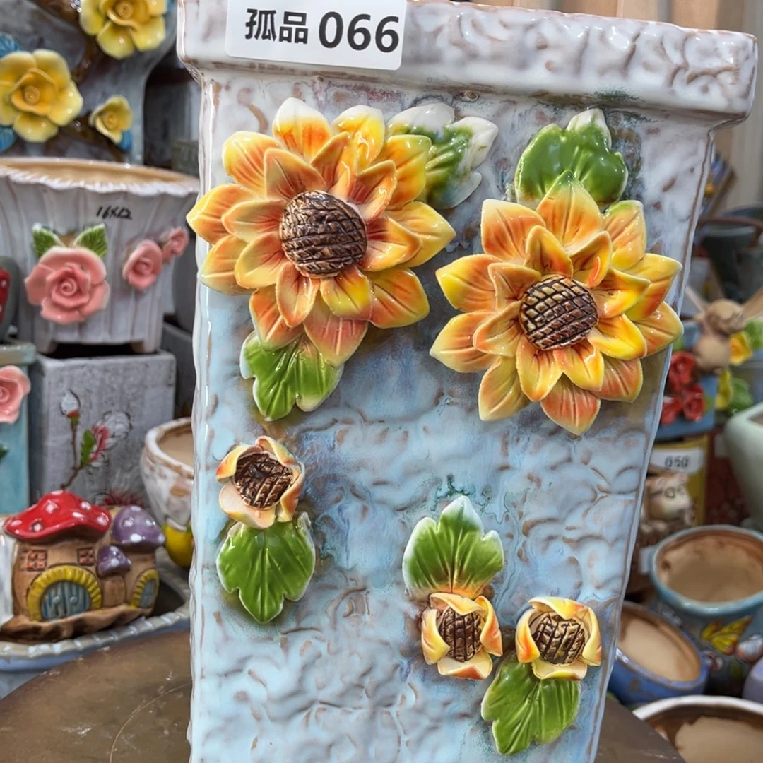 李***子粗陶多肉花盆花盆孤品66