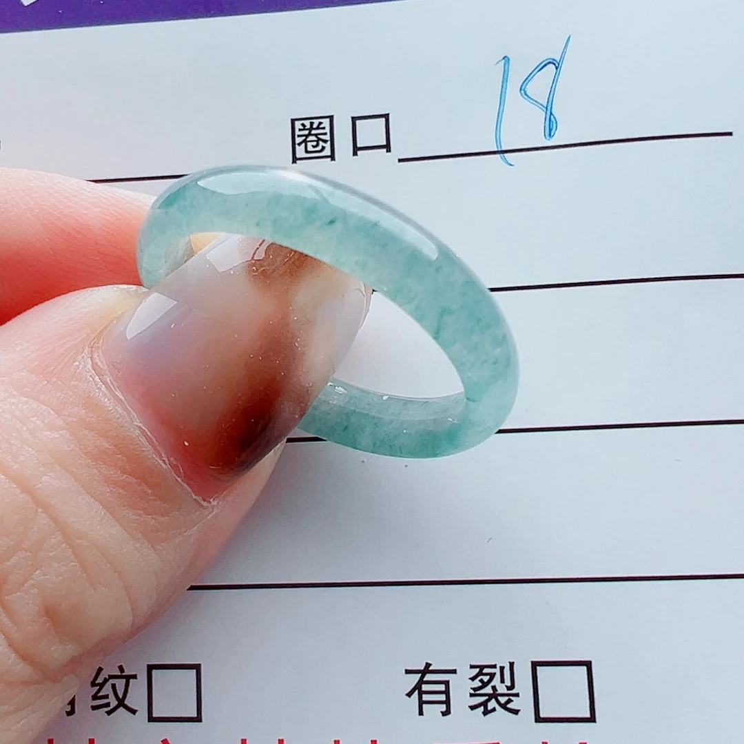 未镶嵌戒指翡翠戒圈
