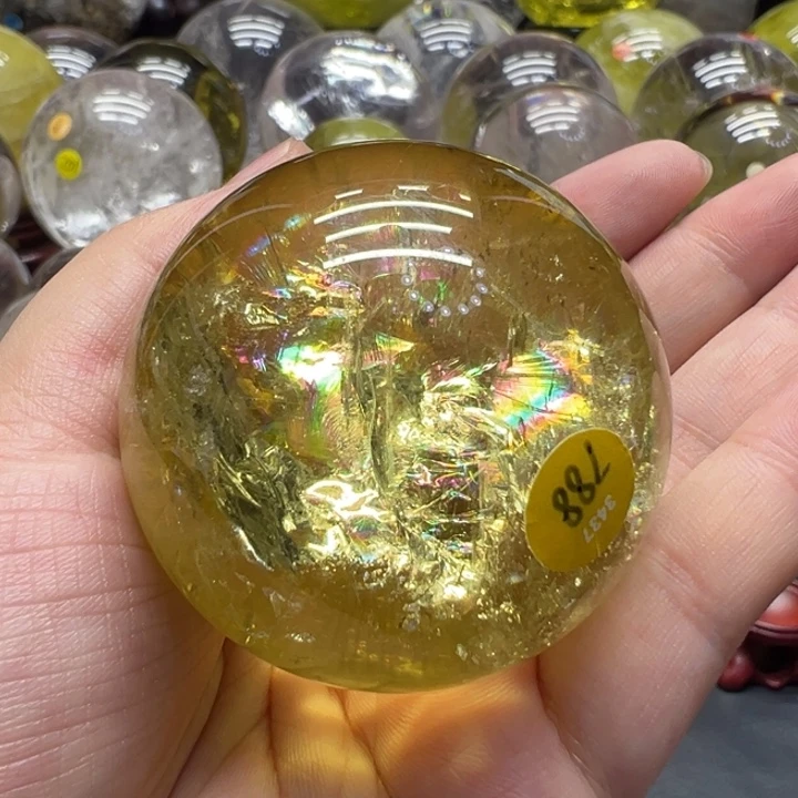 水晶珠宝半成品未镶嵌5.1cm H3437 XJ