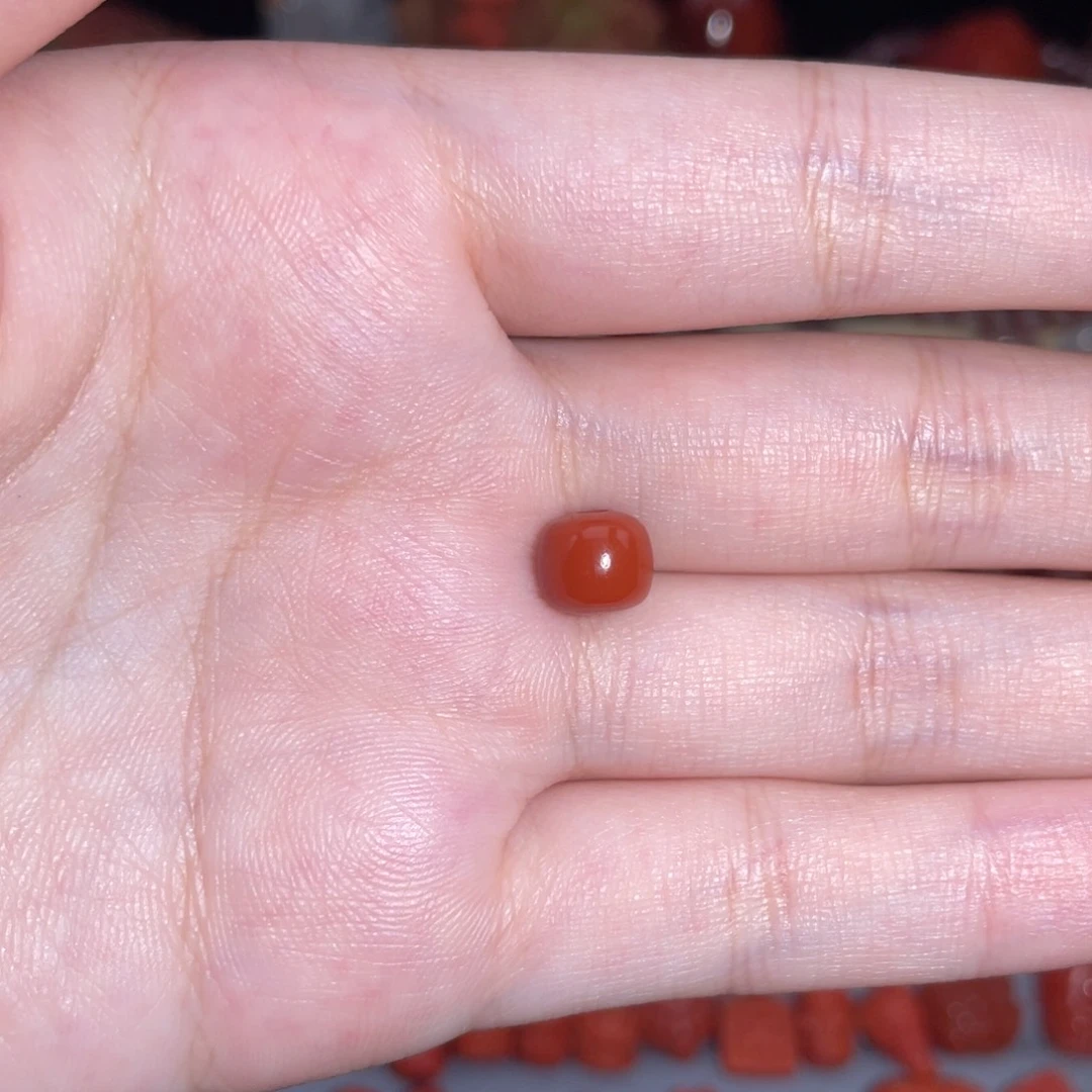 南红玛瑙瓦西老型8mm+未镶嵌